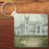 Vintage Architektur, französische Schlossböden Schlüsselanhänger (Vorderseite)