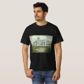 Vintage Architektur, französische Schlossböden T-Shirt (Vorne ganz)