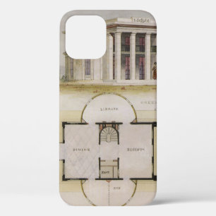 Vintage Architektur, Grundriss und griechische Vil Case-Mate iPhone Hülle