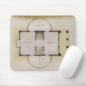 Vintage Architektur, Grundriss und griechische Vil Mousepad (Mit Mouse)