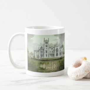 Vintage Architektur, Grundrisse französischer Schl Kaffeetasse
