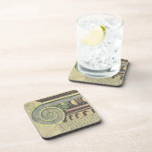 Vintage Architektur; Hauptstadt Volute von Vignola Untersetzer (Rechte Seite)