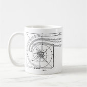 Vintage Architektur Kaffeetasse (Links)