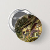 Vintage-Architektur, Landhaus-Cottage Button (Vorne & Hinten)