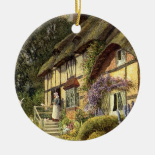 Vintage Architektur, Landhaus Cottage Keramik Ornament