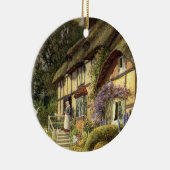 Vintage Architektur, Landhaus Hütte Keramik Ornament (Rechts)