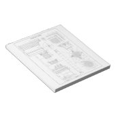 Vintage Architektur Notizblock (angewinkelt)