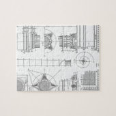 Vintage Architektur Puzzle (Horizontal)