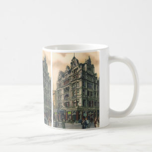 Vintage Architektur Queens Hotel Leicester Square Kaffeetasse