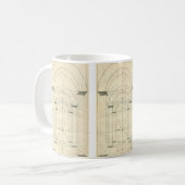 Vintage Architektur, Renaissance Arch-Perspektive Kaffeetasse (Vorderseite Links)