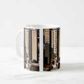 Vintage Architektur, Wolkenkratzer von Sheeler, 19 Kaffeetasse (Vorderseite Links)