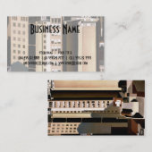 Vintage Architektur, Wolkenkratzer von Sheeler, 19 Visitenkarte (Vorne/Hinten)