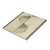 Vintage Architekturtreppen, Spiraltreppe Fliese (Seite)