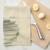 Vintage Architekturtreppen, Spiraltreppe Geschirrtuch (Viertel Falte)