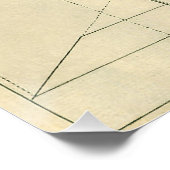 Vintage Architekturtreppen, Spiraltreppe Poster (Ecke)