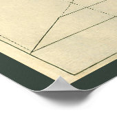 Vintage Architekturtreppen, Spiraltreppe Poster (Ecke)