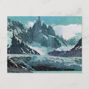 Vintage Argentinien, Argentinien, Cerro Fitz Roy 3 Postkarte