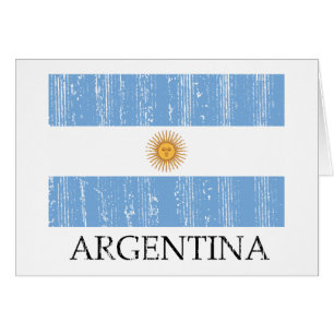 Vintage Argentinien-Flagge
