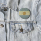Vintage Argentinien-Flagge Button (Beispiel)