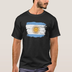 Vintage-Argentinien-Flagge für Argentinier T-Shirt