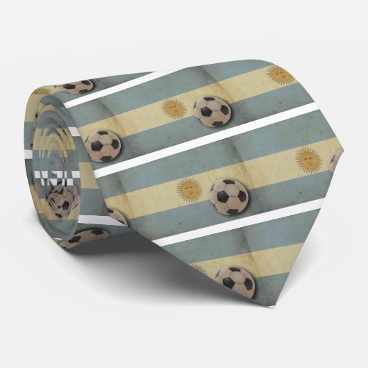 Vintage Argentinien-Flagge Krawatte (Gerollt)