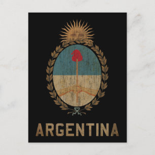 Vintage Argentinien Postkarte