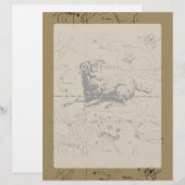 Vintage Aries Map Hevelius 1690 (Vorne/Hinten)