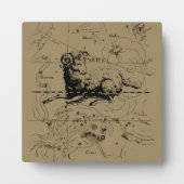 Vintage Aries Map Hevelius 1690 Fotoplatte (Vorderseite)