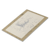 Vintage Aries Map Hevelius 1690 Notizblock (angewinkelt)