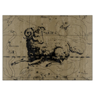Vintage Aries Map Hevelius 1690 Schneidebrett