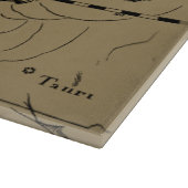 Vintage Aries Map Hevelius 1690 Schneidebrett (Ecke)