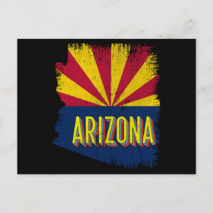 Vintage Arizona AZ Staatskarte Karte Souvenir 70er