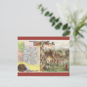 Vintage Arizona Geschichte  Postkarte (Stehend Vorderseite)