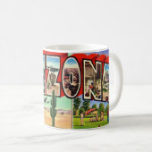 Vintage Arizona Postcard  Kaffeetasse (VorderseiteRechts)