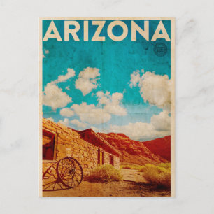 Vintage-Arizona-Reisepostkarte Postkarte