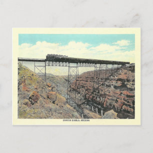 Vintage Arizona Zug Postkarte