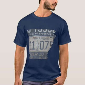 Vintage Arkansas Nummernschilder Oversized T-Shirt