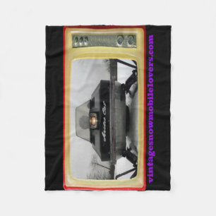 Vintage Arktis-Katzen-Decke der Fleecedecke