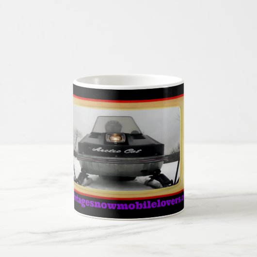 Vintage Arktis-Katzen-Tasse der Kaffeetasse (Mittel)