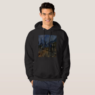 Vintage-Armee-Panzer und Logo, Herren-Sweatshirt m Hoodie