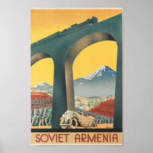Vintage Armenien-Reise Poster (Vorne)