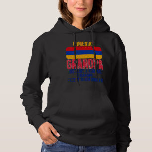 Vintage armenische Grandpa-armenische Flagge für V Hoodie