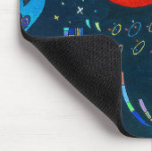 Vintage "Around the Circle" - Kandinsky Kunst Mousepad (Ecke)