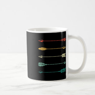 Vintage-Arrow Traditionelle Bogenschießpfeile Boge Kaffeetasse