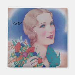 Vintage Art 1931 Magnet