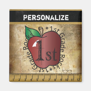 Vintage Art-1. Grad-Lehrer-Magnet Magnet