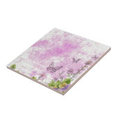 Vintage Art-Blumenmuster Fliese (Seite)