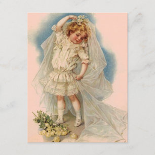 Vintage Art-Brautparty-Einladung kündigen an Einladung