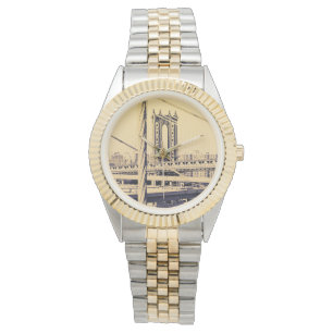 Vintage Art, Brooklyn-Brücke Armbanduhr