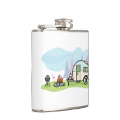 Vintage Art-Camper-Flasche Flachmann (Rechts)